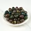 Huevo Pequeño de Cristal Natural 2*1.5 Blanco Morado Rosa Verde Rojo Azul Morado Material Huevo Piedra Bruta Adorno Pieza de Mano para Manipular