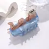 Presilha de Cabelo Acetato Novo Estilo Oceano Caranguejo e Estrela do Mar com Design de Alta Qualidade, Pinça de Cabelo Shark Clip de Luxo Leve Acessório de Cabelo para Mulheres