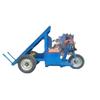 Carro Elétrico de Plataforma para Puxar Tijolos Carro de Três Rodas para Montar e Puxar Tijolos Manivela Manual Auto-descarregável Transportador de Tijolos de Engenharia