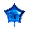 Balão de filme de alumínio estrela de cinco pontas cor sólida de 18 polegadas decoração de festa de casamento balão de folha de alumínio estrela atacado