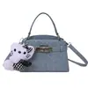 Bolso de Mano Kelly de Moda Nicho Estilo Coreano para Mujer, Bolso Cuadrado Pequeño de Moda Tendencia Nueva, Versátil para Ir al Trabajo, Bolso Pequeño de Hombro Cruzado