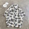 Camisa Floral Masculina Manga Curta Vetiver Estilo Coreano Solta Verão Retrô Tendência 2025 Tamanho Grande Feminina Bonita Havaiana