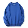 Sudadera Holgada de Moda con Hombros Ligeramente Caídos, Cuello Redondo de Algodón, Top Casual de Color Sólido, Cómodo, Elegante, Fácil de Combinar, Hecho de Tela de Algodón Puro de Xinjiang