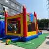Castillo Hinchable con Tobogán para Niños, Trampolín Hinchable Multicolor con Múltiples Toboganes, Equipo de Diversión para Exteriores