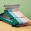 Percha de Plástico Engrosado Recubierto con Ganchos para Uso Doméstico, Antideslizante, Sin Marcas, Adecuada para Uso Tanto Seco como Húmedo