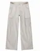 Marca europeia e americana de moda de rua high street macacão largo reto com bolso grande calça hiphop masculina calça reta de marca de moda masculina