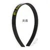 1.0 Banda para el Cabello Negra con Dientes Dobles de Plástico Negro Alargada 39CM Hebilla Negra para el Cabello Dientes DIY Antideslizante Banda para el Cabello Estilo Nacional