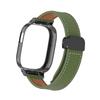 Aplicável à pulseira magnética dobrável com fecho de fivela, padrão lichia, armação de metal, couro genuíno, para honor Watch 4 honor Watch 4