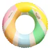 Nuevo producto transfronterizo: Flotador inflable para piscina con diseño de helado de arcoíris, flotador inflable engrosado para adultos, flotador para axilas para niños al por mayor