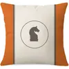 Funda de Almohada Geométrica de Caballo Transfronteriza Estilo Nórdico para Sala de Estar Sofá Funda de Cojín Decoración del Hogar Amazon Funda de Almohada