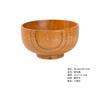 Yfjy Set de Comida Diaria para Una Persona con Tazones de Madera de Azufaifo, Vajilla de Bambú y Madera Estilo Japonés, Tazones de Madera