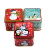 Ventas Directas de Fábrica Serie Navideña Caja de Lata para Empaque de Dulces Caja de Dulces Navideños Empaque de Hojalata Regalo Hierro