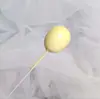 Balão pequeno tridimensional colorido decoração de bolo de aniversário para assar balão de confissão plug-in para bolo cartão de festa infantil