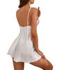 Fuente de mercancías transfronteriza Europa y Estados Unidos comercio exterior lencería sexy tentación de perspectiva para mujer conjunto de camisón con tirantes ropa de casa