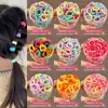 Accesorios Coloridos para el Cabello de Niños, Gomas Elásticas de Alta Elasticidad Que No Dañan el Cabello, Bandas de Goma para Niñas, Yiwu