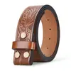 Cinturón de Mezclilla West Transfronterizo Vintage Tauro Repujado Juventud Clásico Unisex para Hombre Cinturón de Cuero Repujado Punk