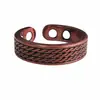 Anillos de Energía Magnética Retro Color Cobre Rojo Europeos y Americanos Transfronterizos para Hombres y Mujeres, Anillos Magnéticos Abiertos al por Mayor
