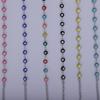 Joyería Jinyiyuan Pulsera de acero inoxidable Ojo Turco Diablo Acero titanio ojo redondo amuleto de la suerte Plata