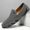 Zapatos casuales de talla grande Tods de cuero genuino estilo coreano, modernos, versátiles, slip-on de pulpo perezoso, zapatos para conducir