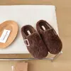 Zapatos Birkenstock Peludos de Suela Gruesa para Mujer, Aumentan la Altura, Para Uso en Exteriores, Nuevo Estilo Otoño/Invierno 2026, Calidez con Felpa, Zapatos de Algodón con Punta Cerrada para Mujer