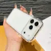 Adecuado para fundas de teléfono Apple 18 Pro Max, fundas de color caramelo para iPhone 13, fundas transparentes anticaídas para 16 y fundas protectoras para 15 Apple 17