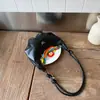 Bolsa de Design de Nicho Feminina Grande Capacidade 2025 Nova Verão Casual Estilo Coreano Ombro Único Transversal Bolsa Dobrada Dumpling