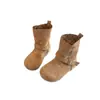 Botines retro estilo coreano Melard para niñas, otoño/invierno 2026, botas infantiles, versátiles y de moda con suela blanda, botas Birkenstock de dos vías para niñas
