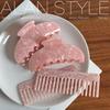 A Lan Pink Girls' Acetic Acid Clip Pente Pequeno Fresh Shark Clip Feminino Parte de Trás da Cabeça Clipe Rabo de Cavalo Alto Acessórios para Cabelo