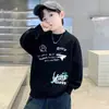 Sudadera para niño para primavera y otoño 2026 nueva moda de otoño, top elegante para niños, adecuada para niños mayores, con forro polar para invierno