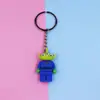 Llavero Marvel Batman Accesorios de los Vengadores Llavero Bloques de Construcción Colgante de Kt Cat