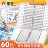 Domina el Uso de Marcadores Acrílicos de Punta Suave de Líquido Directo en 60 Colores, No Transparentes y Apilables, Disponibles en 48 Colores y 24 Colores, Plumas de Pintura para Niños