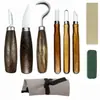 Talla en Madera Juego de Cuchillos para Tallar Nuevo Herramienta de Tallado Juego de Cinco Piezas Talla en Madera Talla en Madera Herramienta DIY Cuchillo Universal Cuchillo de Detalle