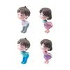 Miniatura de Paisagem Casal se Beijando Figuras Plástico PVC Decorações Pequenas de Mesa Jardinagem Paisagismo Materiais de Decoração DIY Acessórios