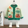 Ropa de Abrigo de Otoño para Niños 2026 Nuevo Estilo Suéter Cardigan para Niño Top Cardigan de Punto Ropa de Abrigo Tejidos