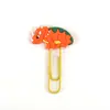 Clips para papel de goma blanda con forma de dinosaurio, los más vendidos transfronterizos, diseño lindo de dibujos animados, marcapáginas de goma blanda engrosada para uso en la oficina
