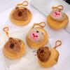 Bolsa de Monedas de Peluche Kapi Bala Explosivo Bolsa para Auriculares Colgante de Dibujos Animados Peluche Amor Cerdo de Guinea Bolsa de Almacenamiento