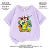 Camiseta de Manga Corta para Niño Verano 2024 Nuevo Estilo Coreano Algodón para Niños Ropa de Mascota Fantasma Elfo Ibgon