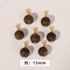 Jingdian Jewelry Plata S925 Árbol de Sándalo de Qinan de Hainán Cuentas Sueltas Hechas a Mano DIY Pulsera de Juego Cultural Cuentas Espaciadoras Accesorios
