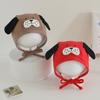 Chapéu de Bebê Desenho Animado Fofo Primavera e Outono Proteção para Orelhas Chapéu Fetal Bebê Mês Pequeno Fontanela Outono e Inverno À Prova de Vento Chapéu Baotou
