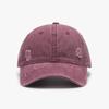 Gorra de Béisbol Lavada Estilo Vintage para Hombre, Casual para Exteriores Estilo Americano Visera Curva Corona Suave Unisex Gorra con Protección Solar