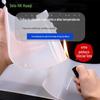 Huaqi Espessado Silicone Branco Rolo Alta Temperatura Resistente Placa de Silicone Antiderrapante Transparente Retardante de Chama Tapete de Silicone Isolado Couro de Silicone