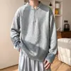 Sudadera blanca versátil de corte holgado con estampado floral moderno para hombre, chaqueta gris de peso pesado estilo americano con cremallera para medio otoño para adolescentes