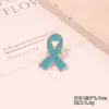 Venta Caliente Transfronteriza Internacional Broche de Lazo Rosa Material de Aleación Botón Insignia de Voluntario de Caridad Cinta