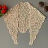 Nuevo chal estilo coreano para Primavera y Verano, elegante y moderno para dama, con diseño de flor hueca en forma de capullo, prenda exterior triangular, hermosa bufanda versátil