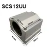 Caja Extensa de Eje Óptico Asiento de Rodamiento Deslizante Lineal Scs10 12 16 20 25 30 35 40 50 60Uu