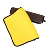 Toalla para Limpiar el Coche Suministros para Limpiar el Coche de Dos Colores Doble Cara Felpa de Coral Engrosada Absorbente de Agua Toalla para Lavar el Coche
