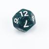 Tutorial de Mesa para Jogo de RPG com Dados de Acrílico: Jogo de Tabuleiro d12, Dados Transparentes de 12 Lados COC com Textura de Pérola (Cooperação transfronteiriça)