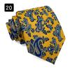 Corbata de Hombre Estilo Hong Kong Retro Estampado Vestido Moda Yuppie Seda Texturizada Accesorios Camisa Traje Hecho a Mano Ancha 8CM