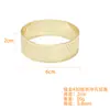 Anillo de acero inoxidable 430 bañado en oro para hacer agujeros en torre redonda con agujero molde de anillo para tarta de frutas mousse francesa pastel de queso