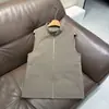 Chaleco de Exterior Casual Versátil de Doble Capa con Cuello Alto Softshell Cortavientos Impermeable Cálido Transpirable 13359